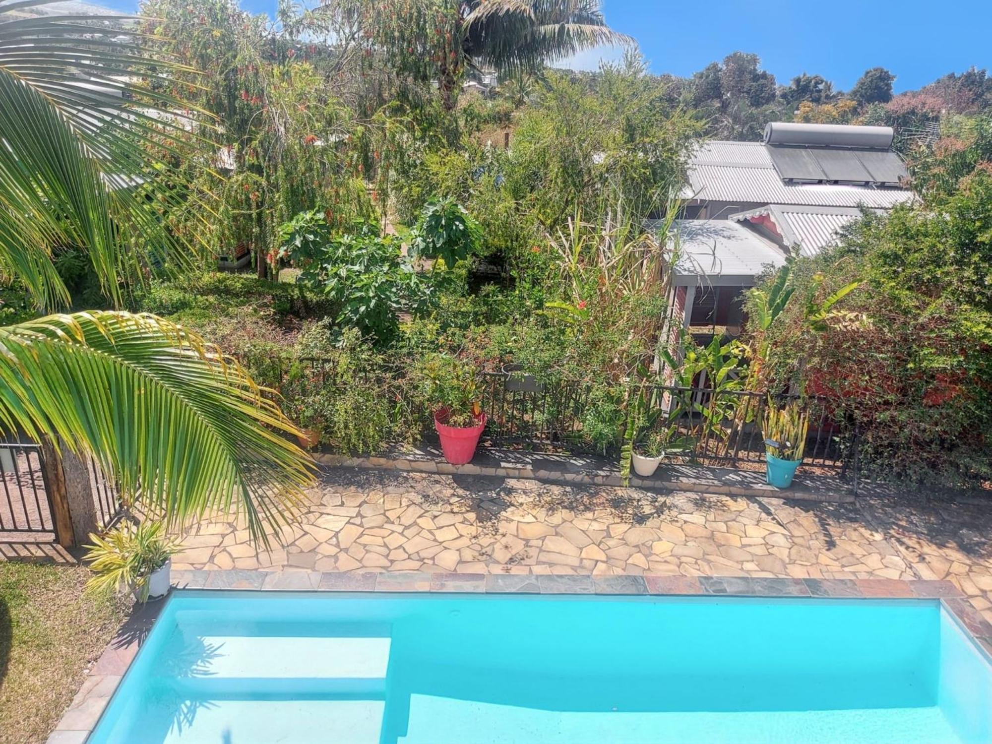 Maison d'une chambre avec piscine partagee jardin amenage et wifi a Ravine des Cabris a 7 km de la plage Extérieur photo